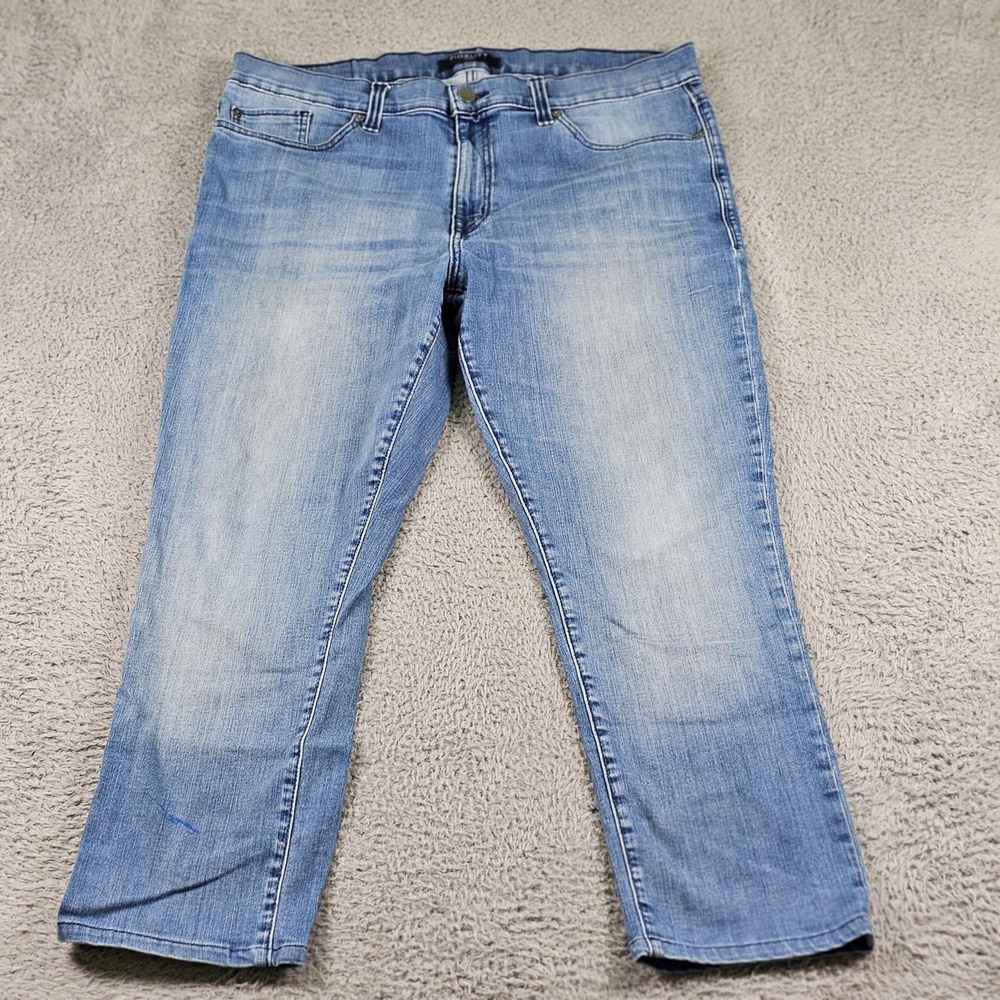 Fidelity Jeans Mens 38 Blue Stretch Denim Torino Texan Slim Fit M5090 Ink Stain
